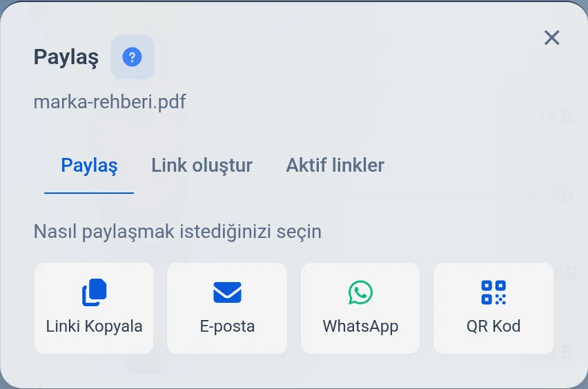Paylaşım kanalları