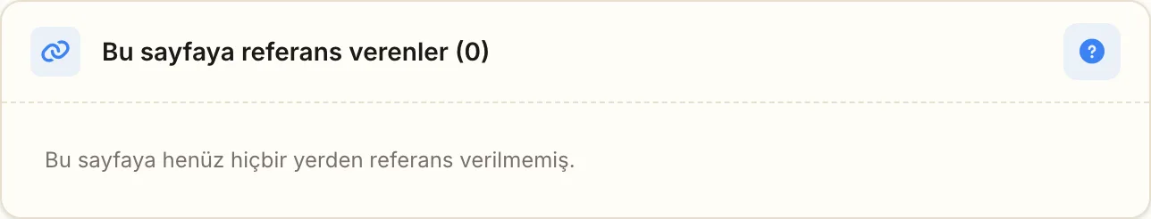 Boş referans paneli